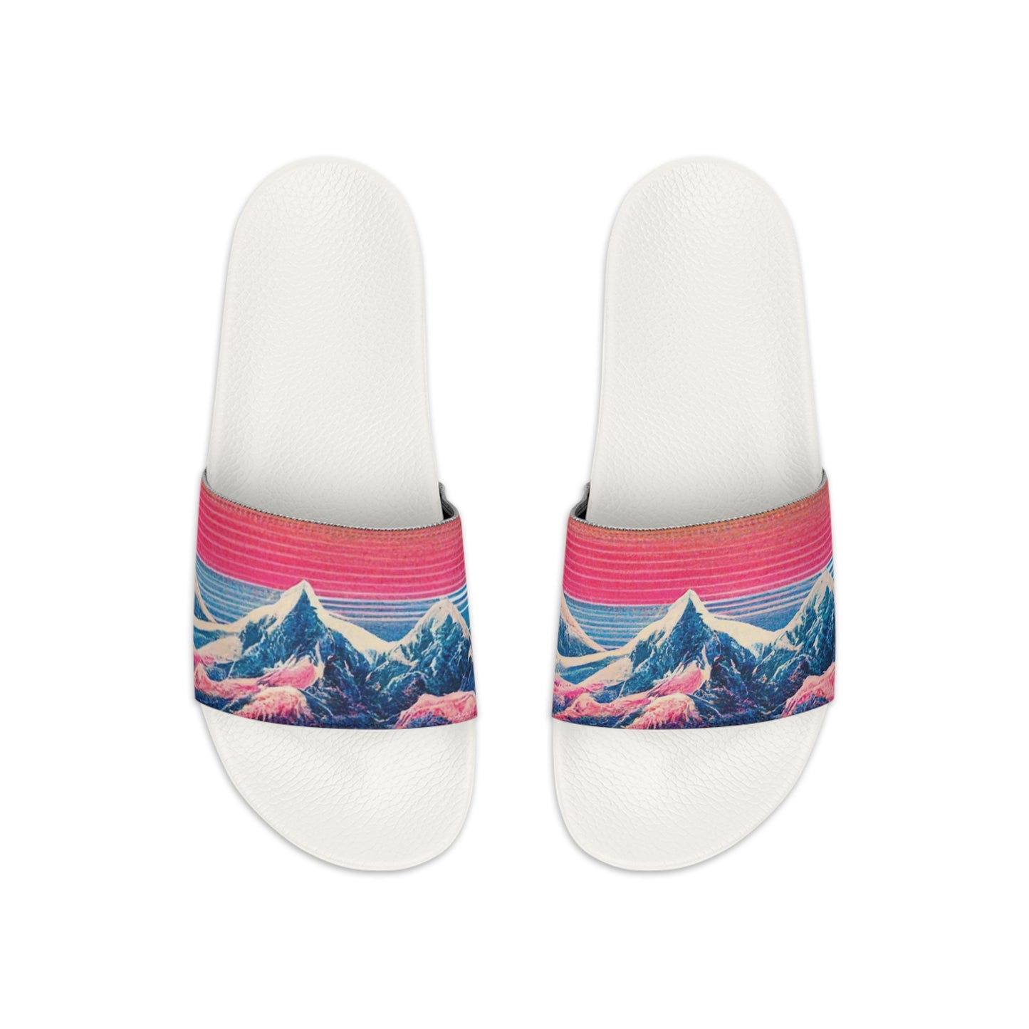 .Sunset on the Foothills. - Men's Slide Sandals