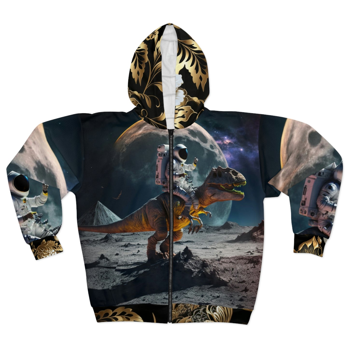 AOP Unisex Zip Hoodie