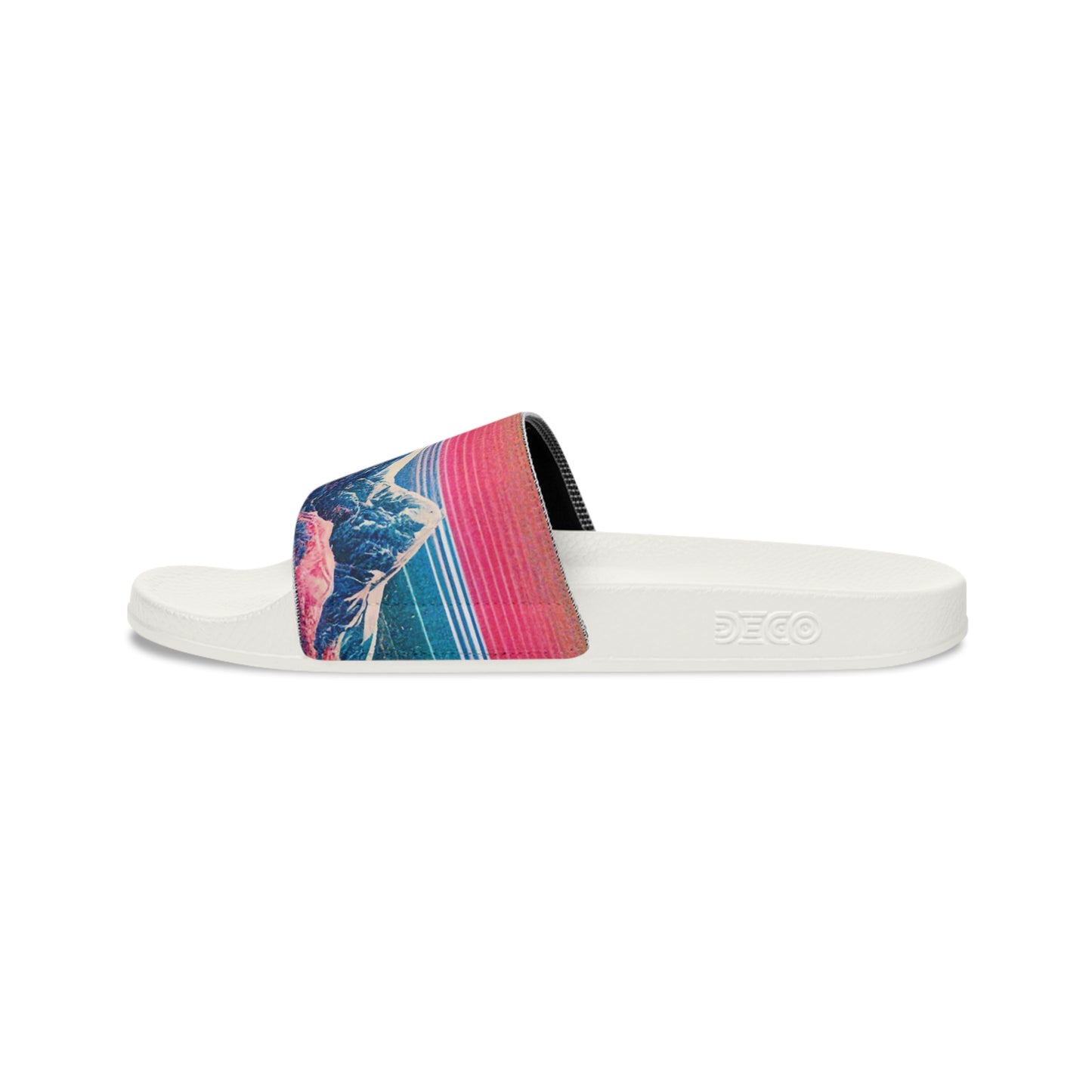 .Sunset on the Foothills. - Men's Slide Sandals