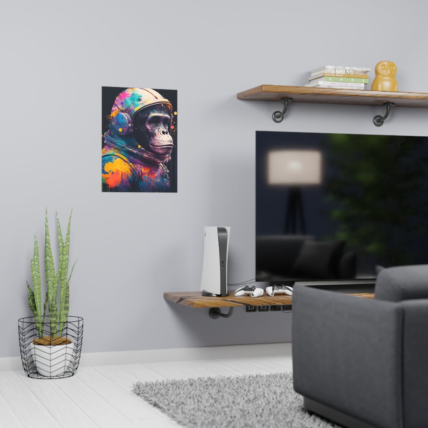 .Astro Chimp. - Matte Poster