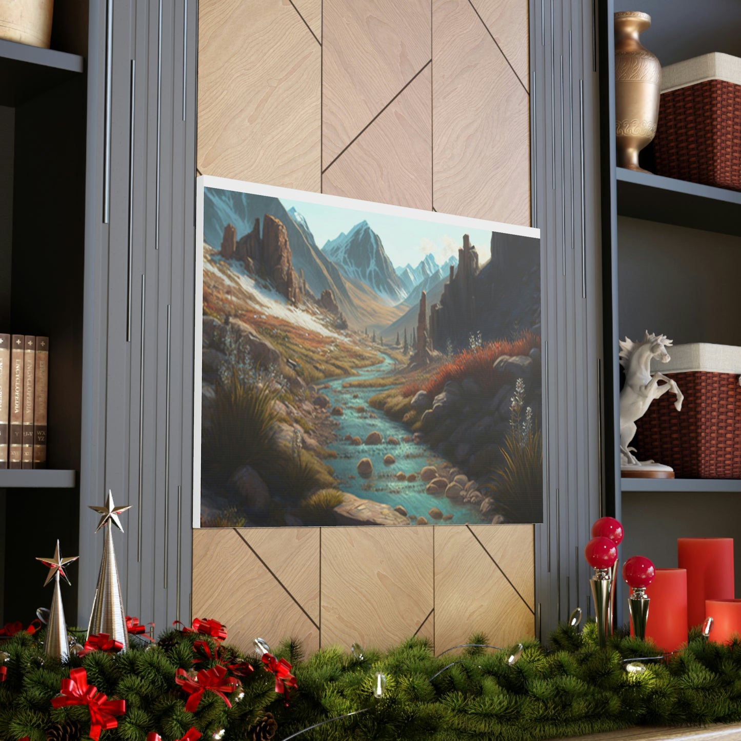 .Mountain Pass. - Canvas Gallery Wraps