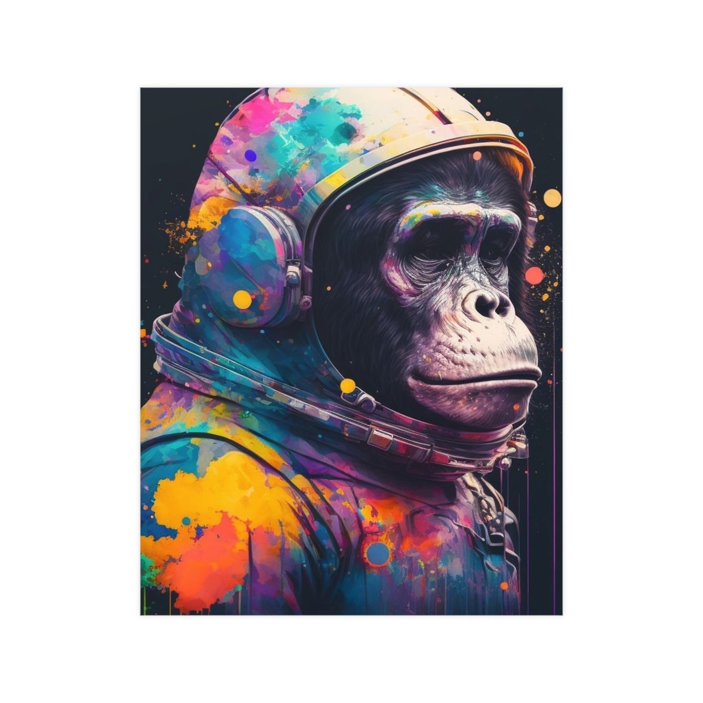 .Astro Chimp. - Matte Poster