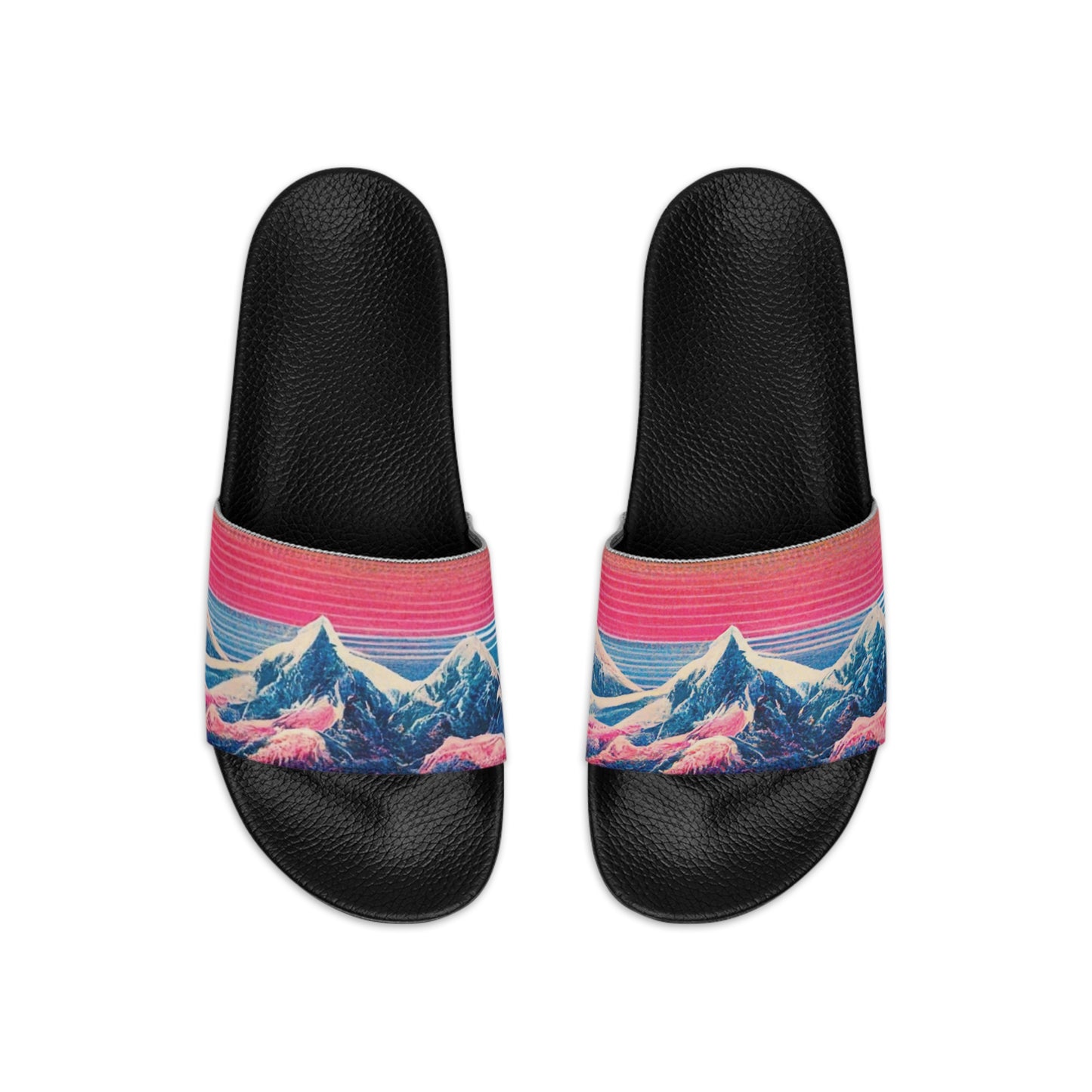 .Sunset on the Foothills. - Men's Slide Sandals