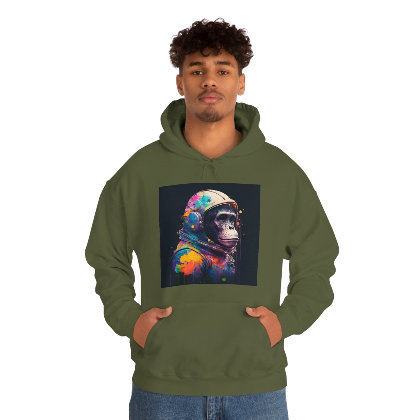 .Astro Chimp. - Unisex Heavy Blend™ Hooded Sweatshirt