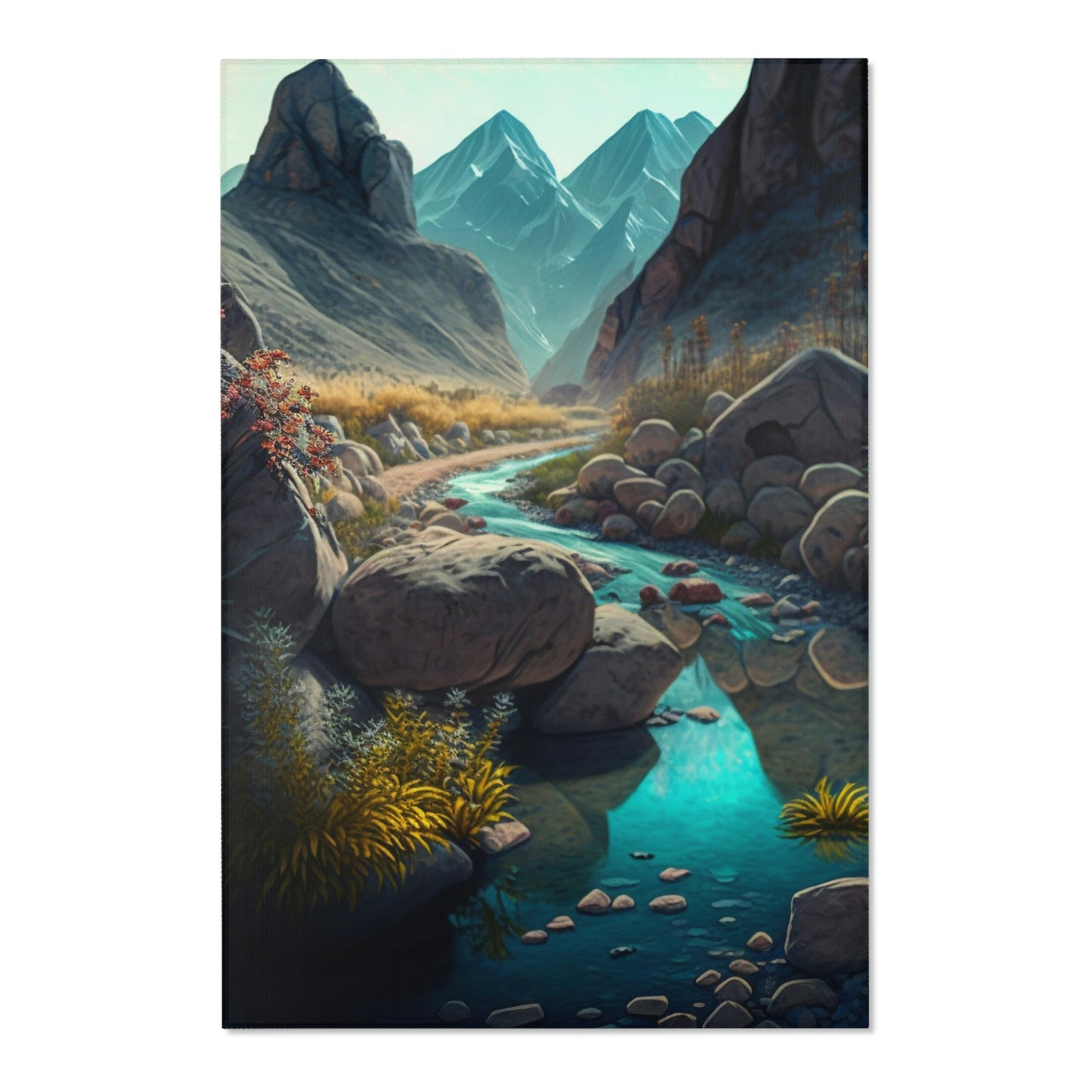 .Mountain Pass. - Area Rugs