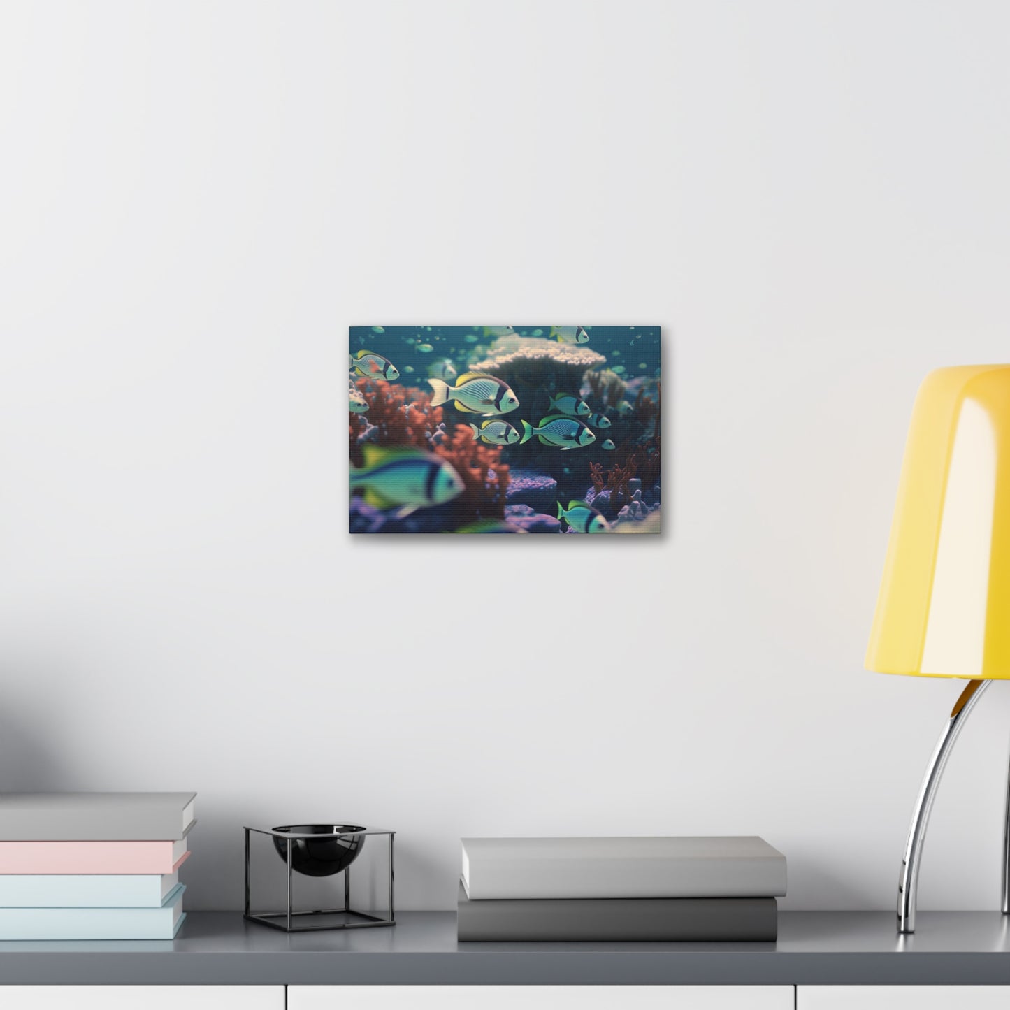 .Life in the Aquarium. - Canvas Stretched, 1.5''