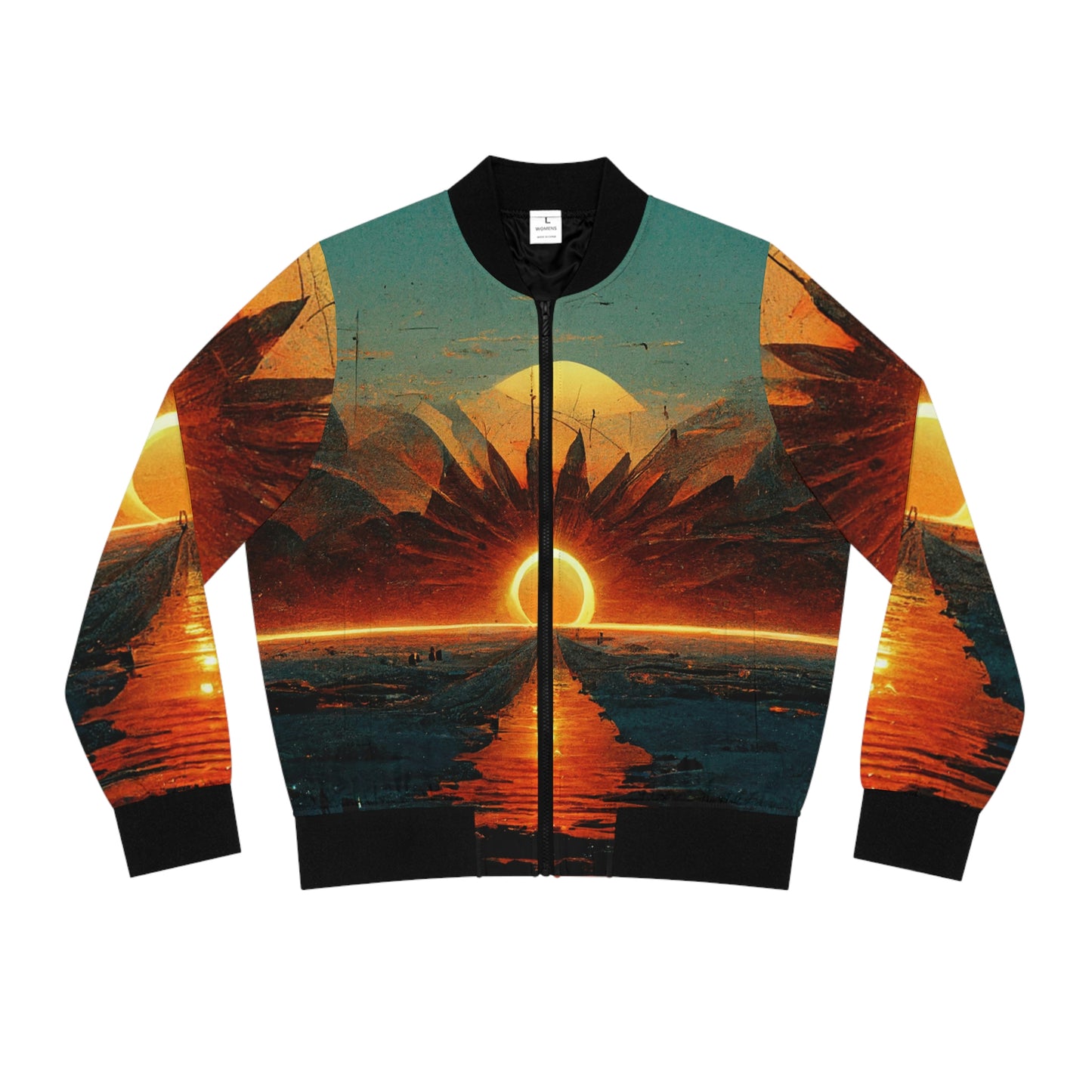 .Setting Sun. - Women's Bomber Jacket (AOP)