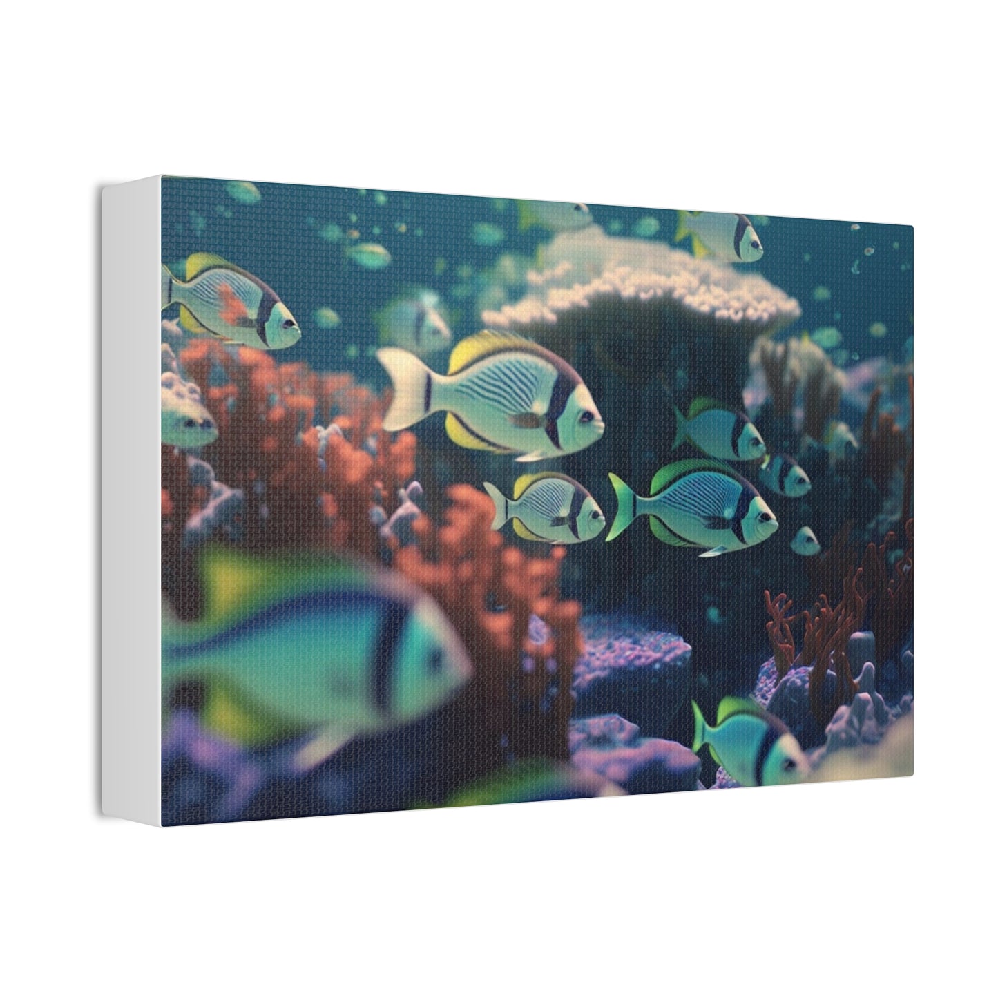 .Life in the Aquarium. - Canvas Stretched, 1.5''