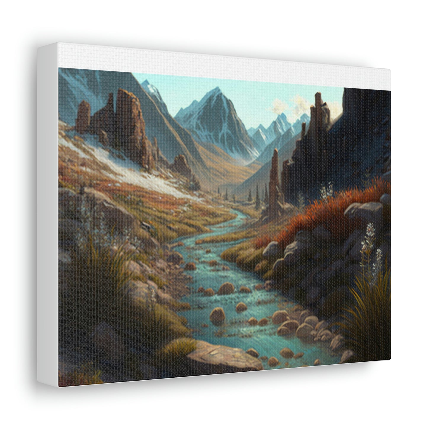 .Mountain Pass. - Canvas Gallery Wraps