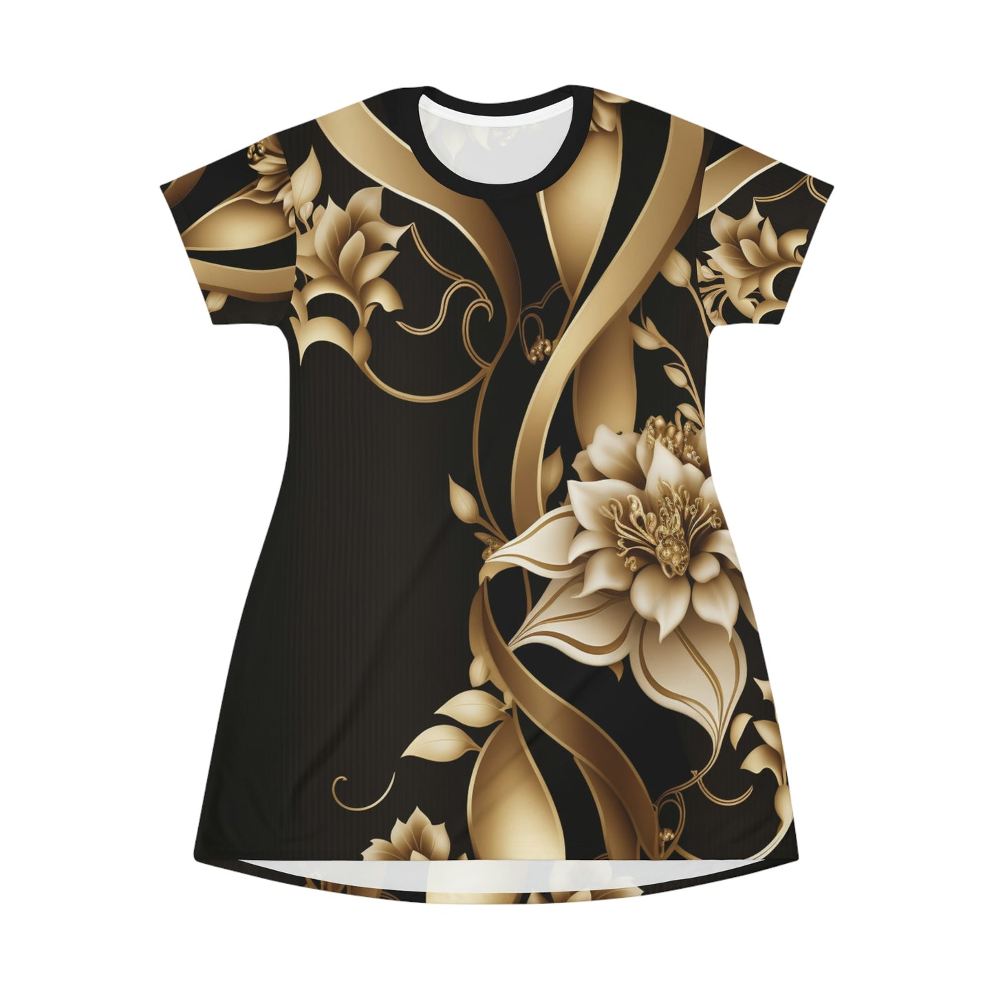 .Feeling Bougie. - All Over Print T-Shirt Dress