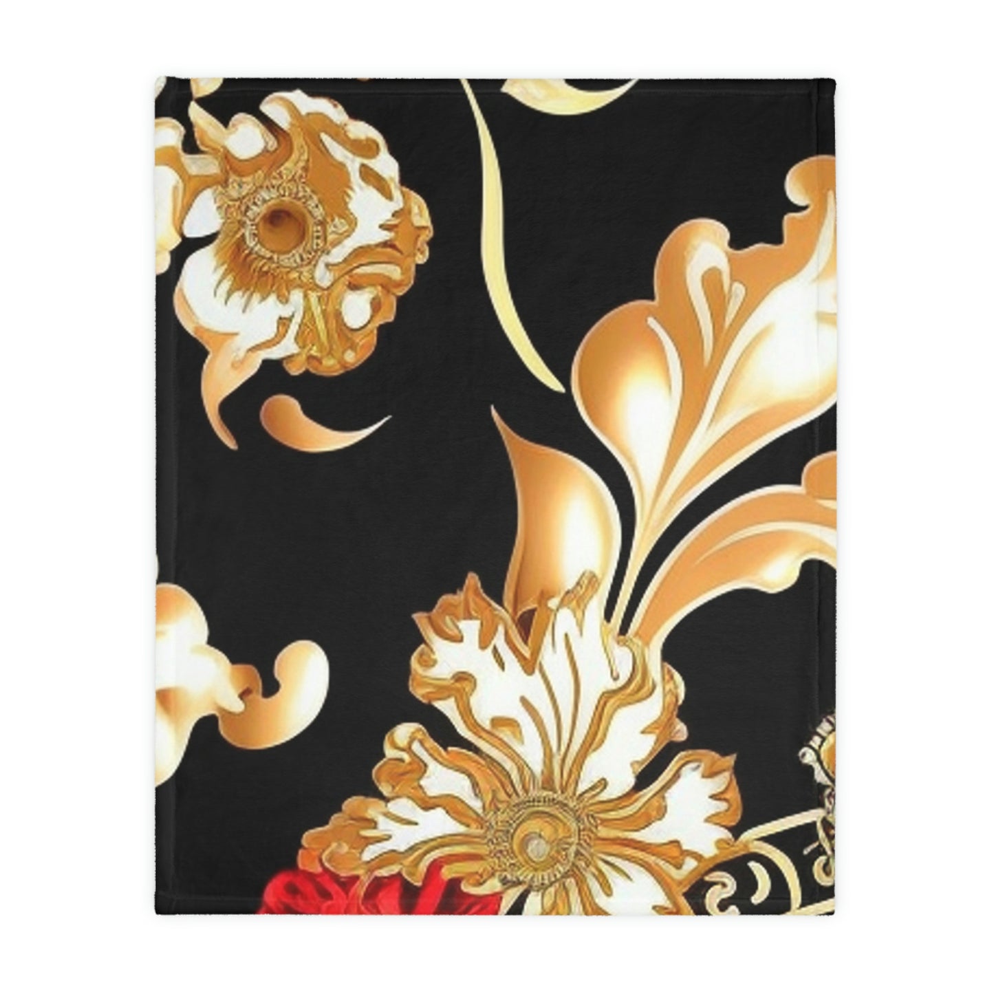 Velveteen Minky Blanket (Two-sided print)