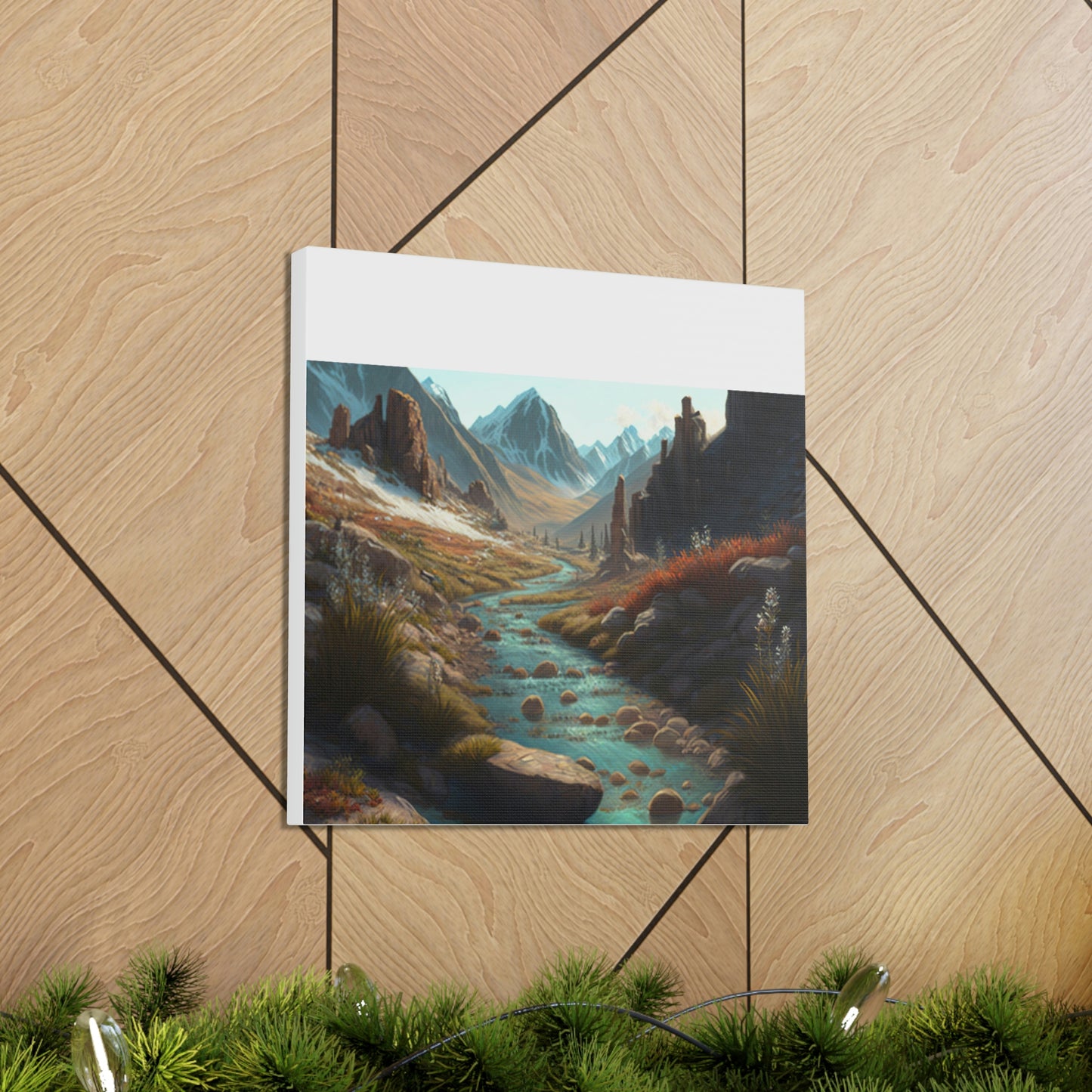 .Mountain Pass. - Canvas Gallery Wraps
