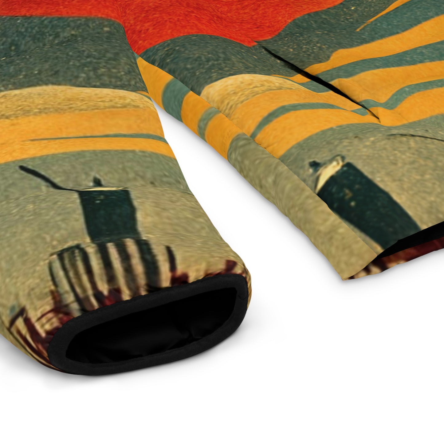 .Suns Set. - Men's Puffer Jacket (AOP)