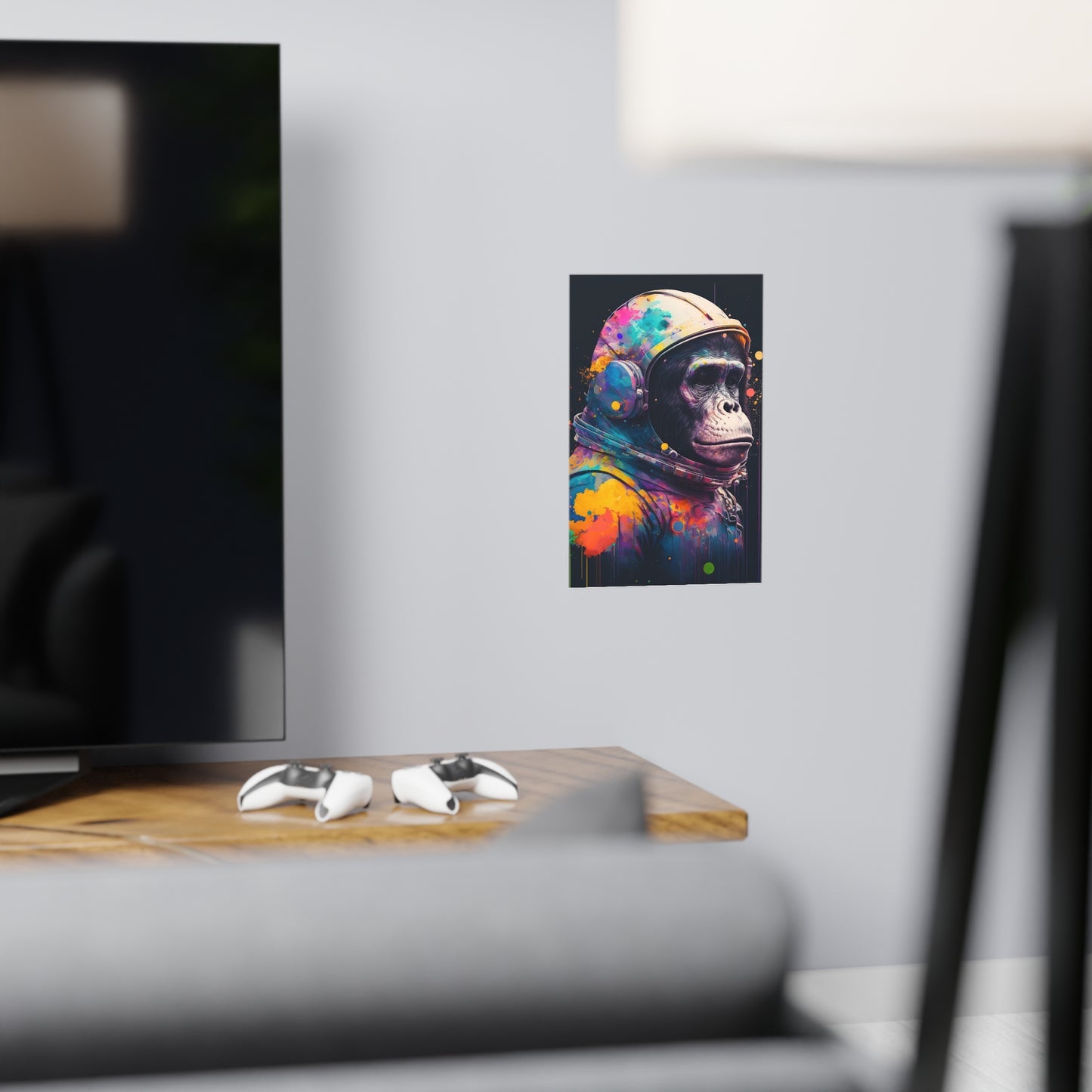 .Astro Chimp. - Matte Poster