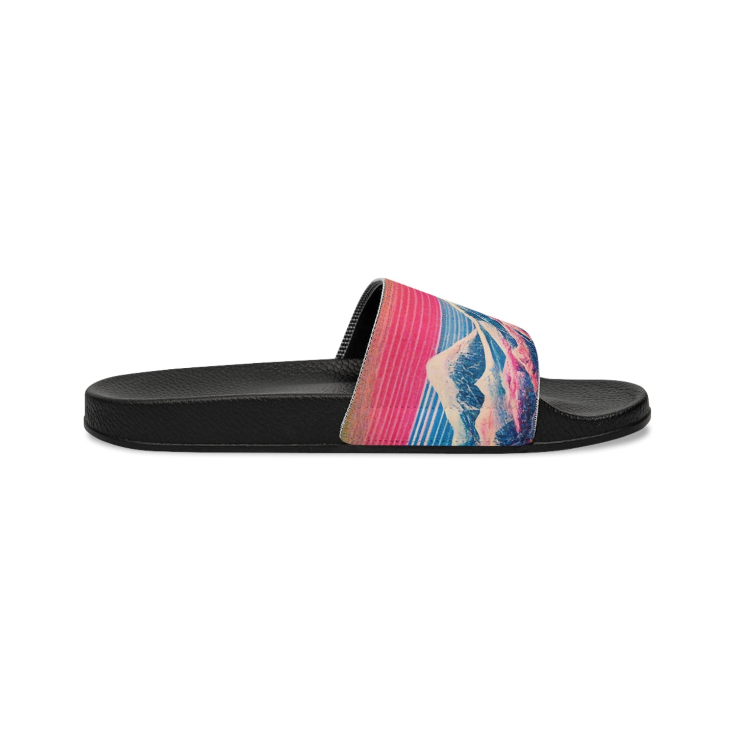 .Sunset on the Foothills. - Men's Slide Sandals