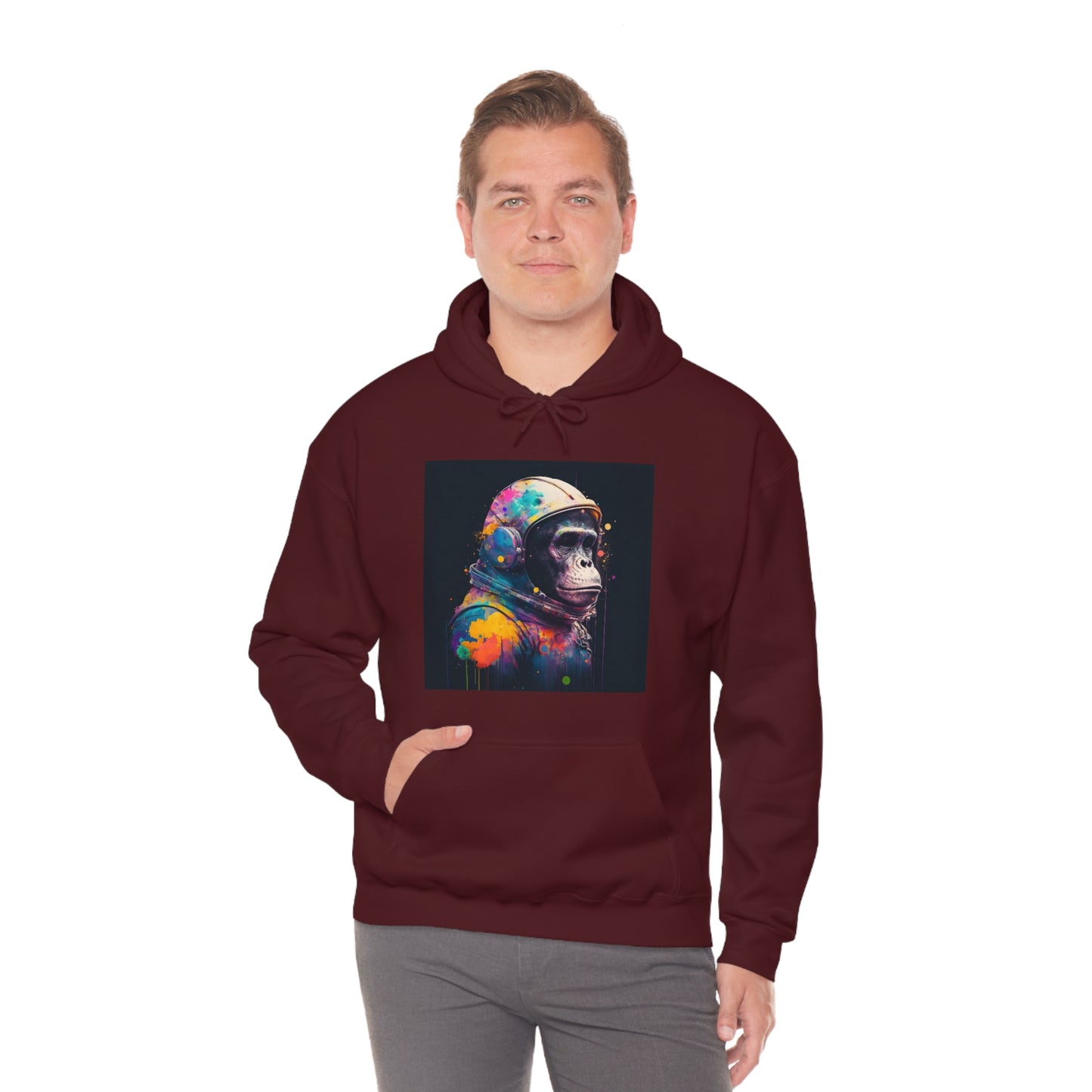 .Astro Chimp. - Unisex Heavy Blend™ Hooded Sweatshirt