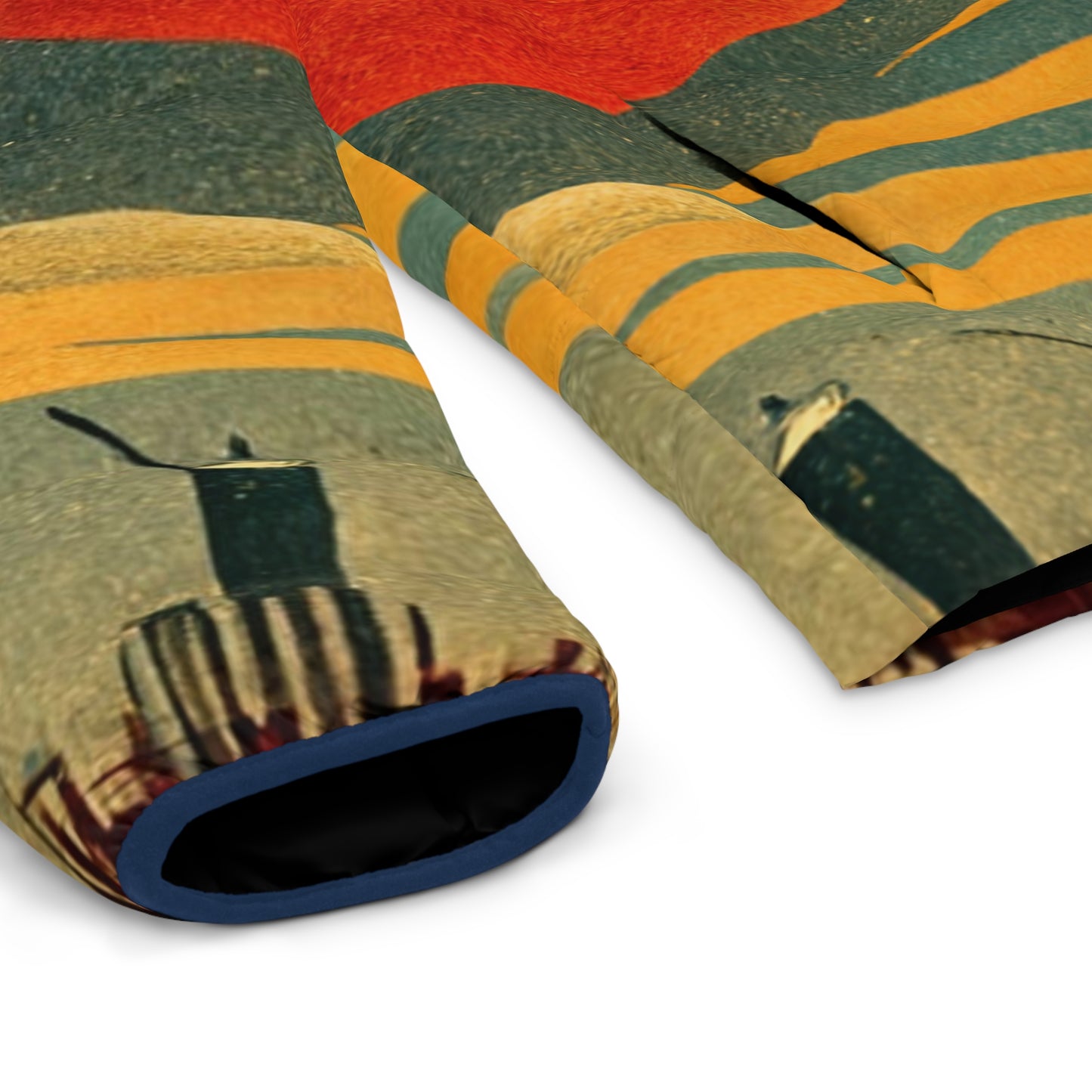 .Suns Set. - Men's Puffer Jacket (AOP)