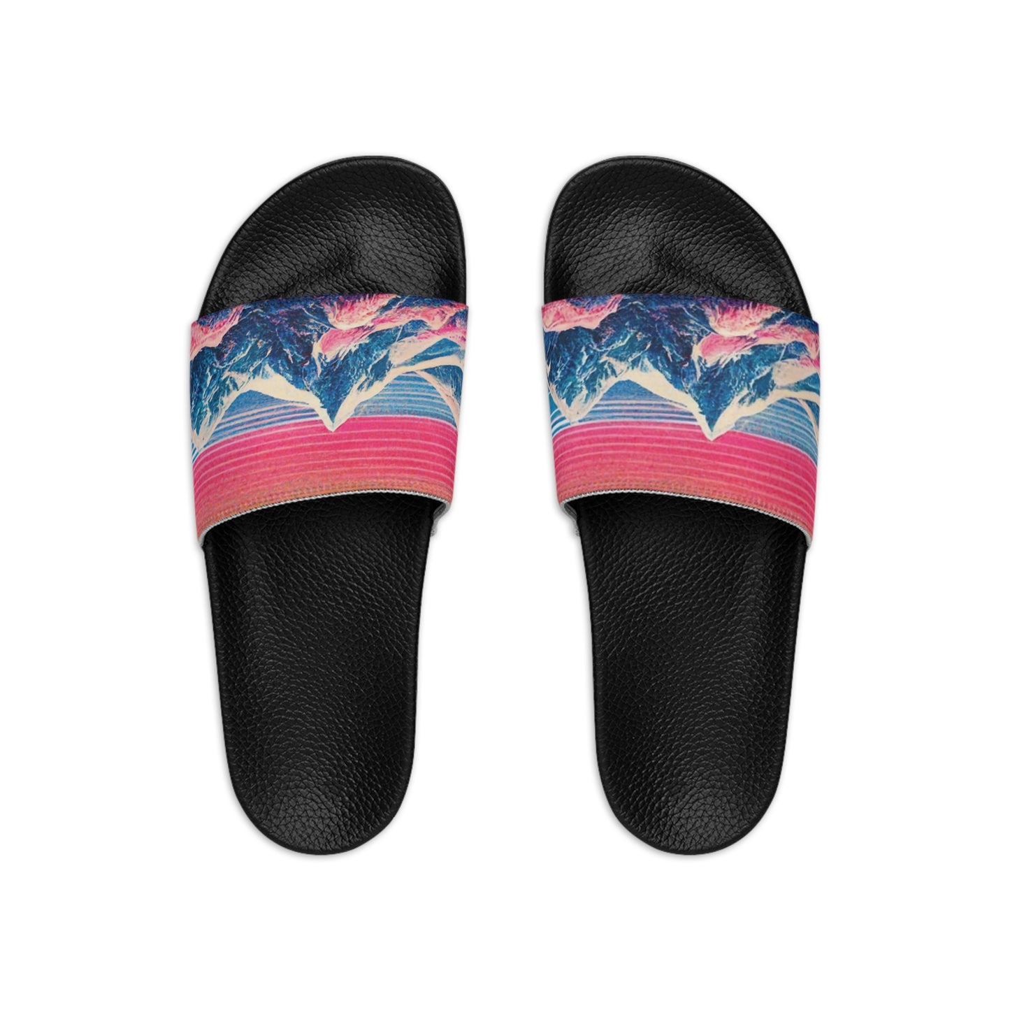 .Sunset on the Foothills. - Men's Slide Sandals