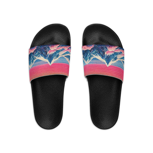 .Sunset on the Foothills. - Men's Slide Sandals