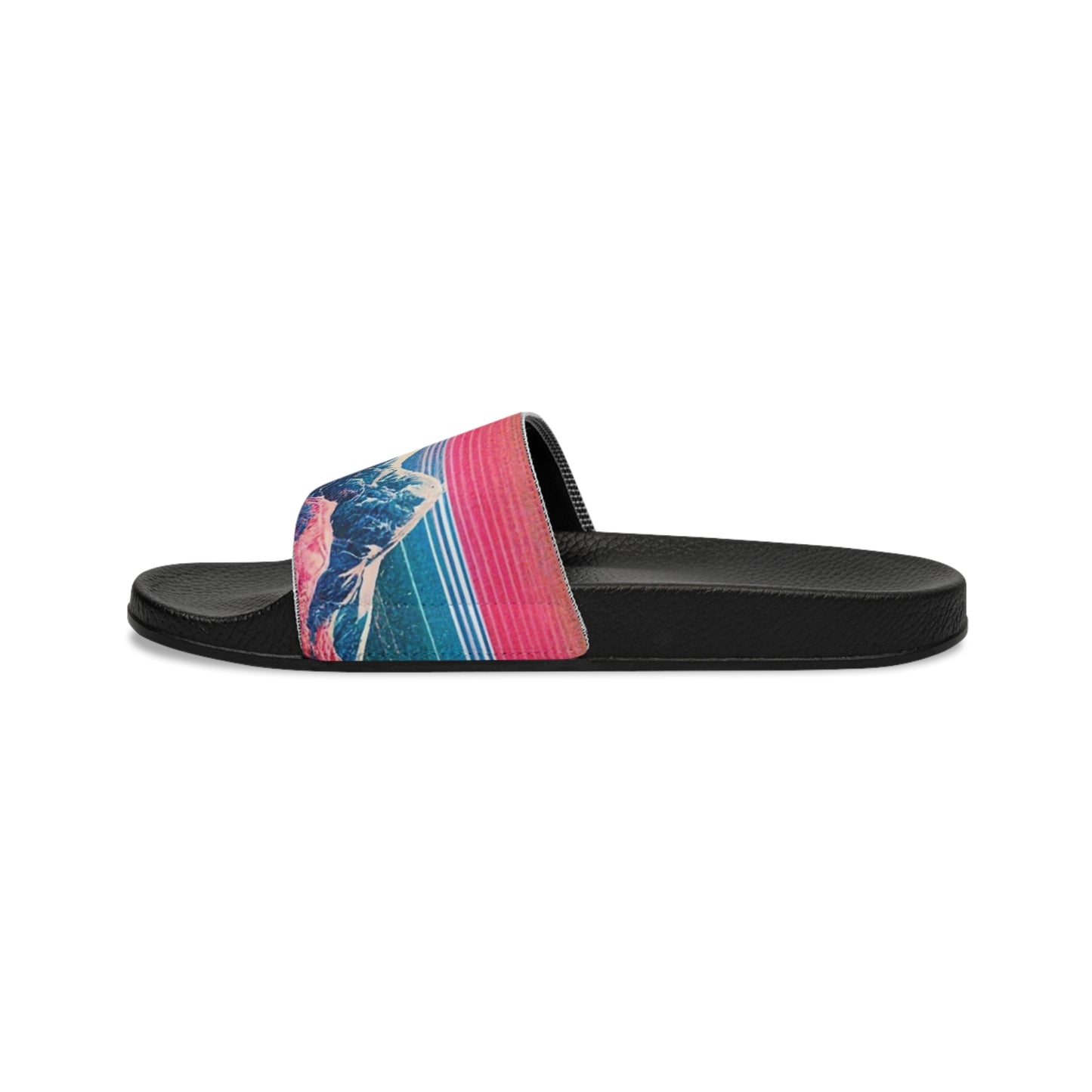 .Sunset on the Foothills. - Men's Slide Sandals